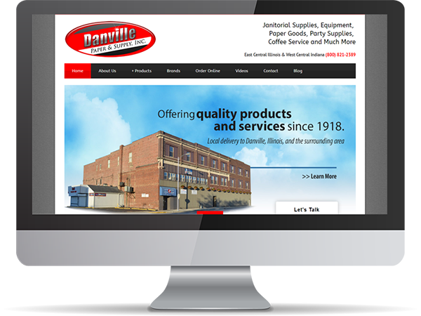 Danville Paper & Supply Inc Vision Fillers by DDavisDesign Internet Marketing Tech Support