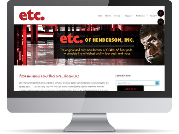 ETC of Henderson, inc Vision Fillers DDavisDesign Internet Marketing Tech Support