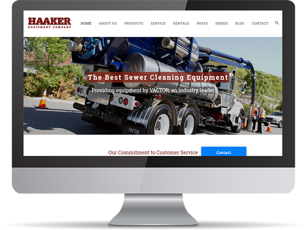 Haaker Equipment Company Vision Fillers DDavisDesign Internet Marketing Tech Support